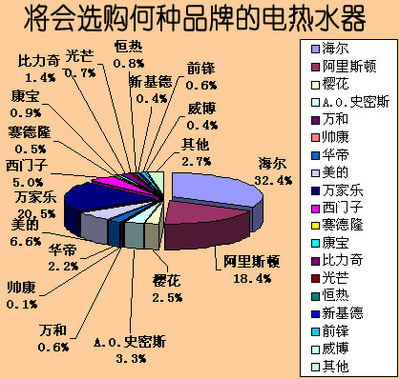 2007年中國(guó)電熱水器市場(chǎng)消費(fèi)行為調(diào)查報(bào)告